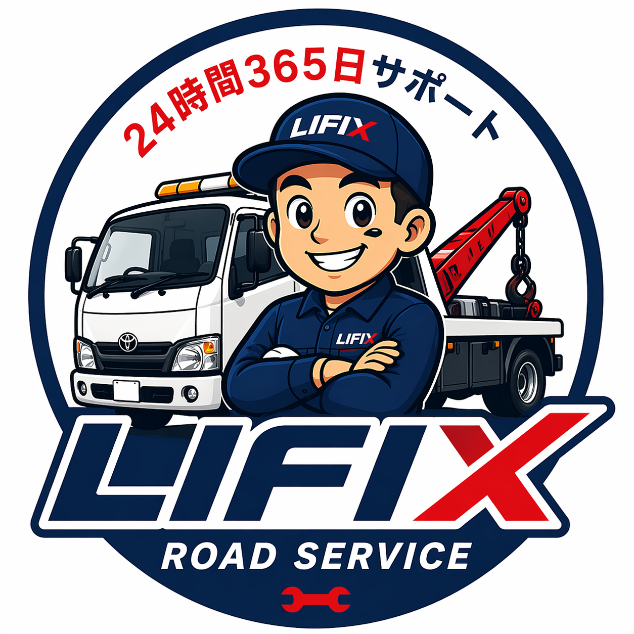 LIFIXロードサービス イメージロゴマーク